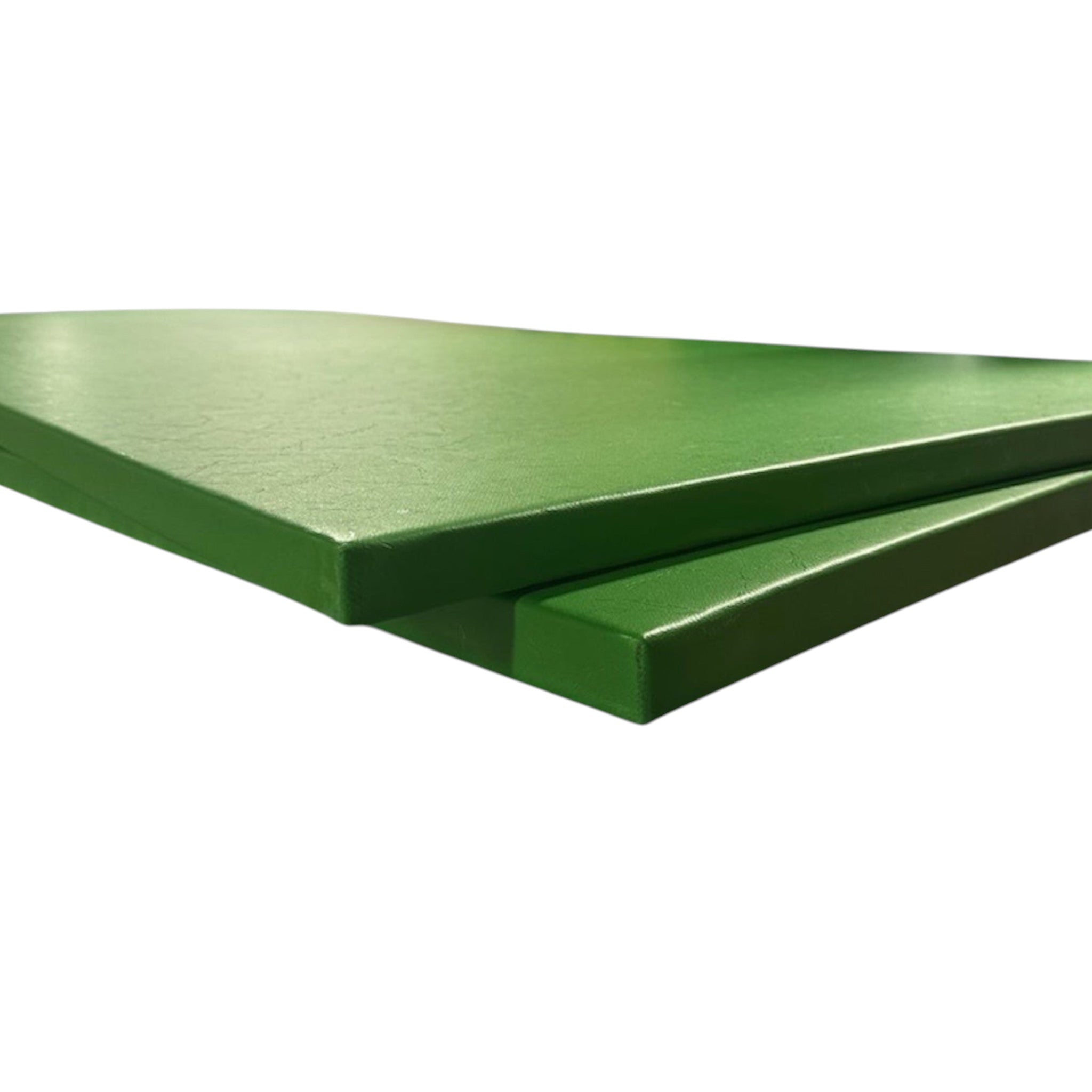 UK Gym Pits lime green medium-weight multi-purpose chipfoam gymnastics mat with durable PVC cover and heat-welded edges.