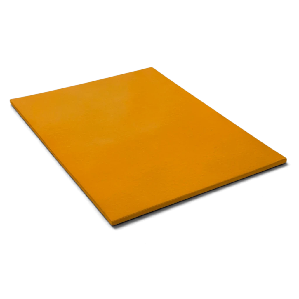 UK Gym Pits lightweight orange PVC gymnastics mat with anti-slip base and Velcro linking edges