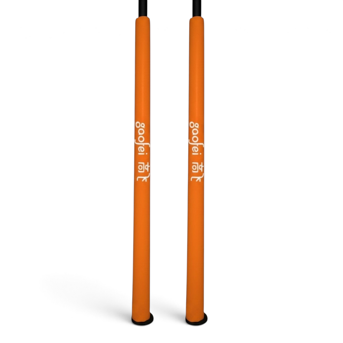 UK Gym Pits Gaofei orange PVC vinyl high bar post safety padding with high-density foam core and Velcro closure