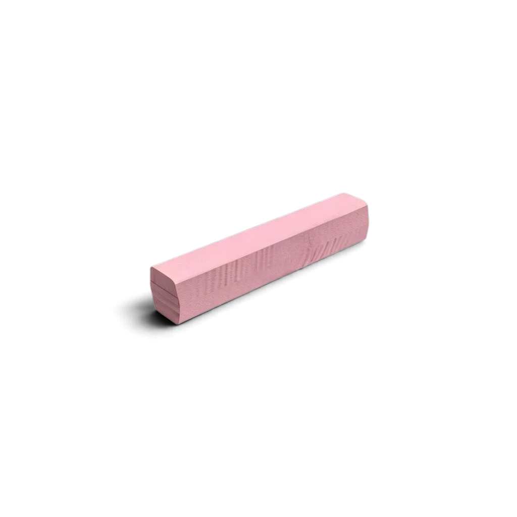 UK Gym Pits pink folding foam floor beam for gymnastics practice with a durable PVC cover and anti-slip base.