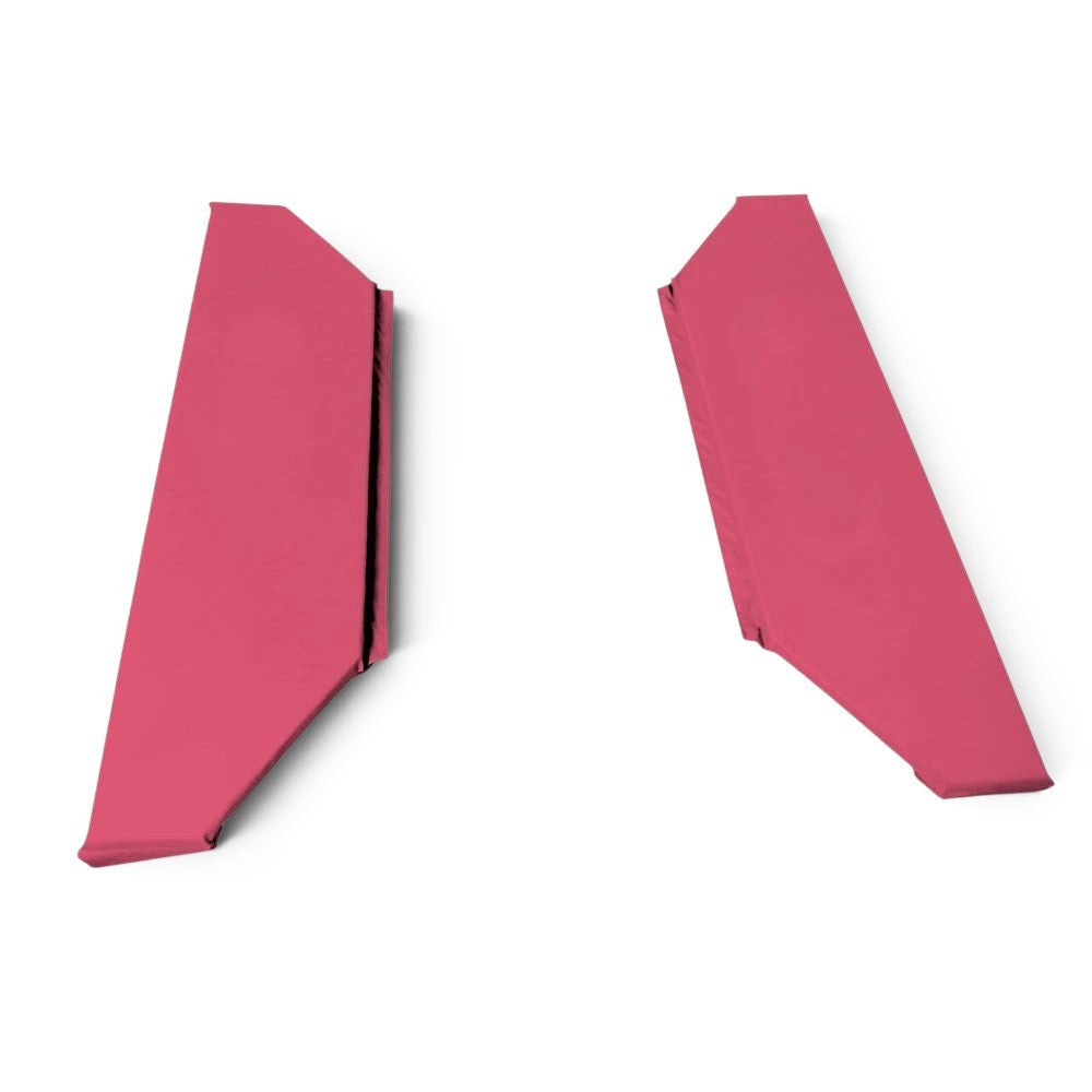 UK Gym Pits pink replacement foam and PVC frame pads for mini trampolines with lacing cord and fixings
