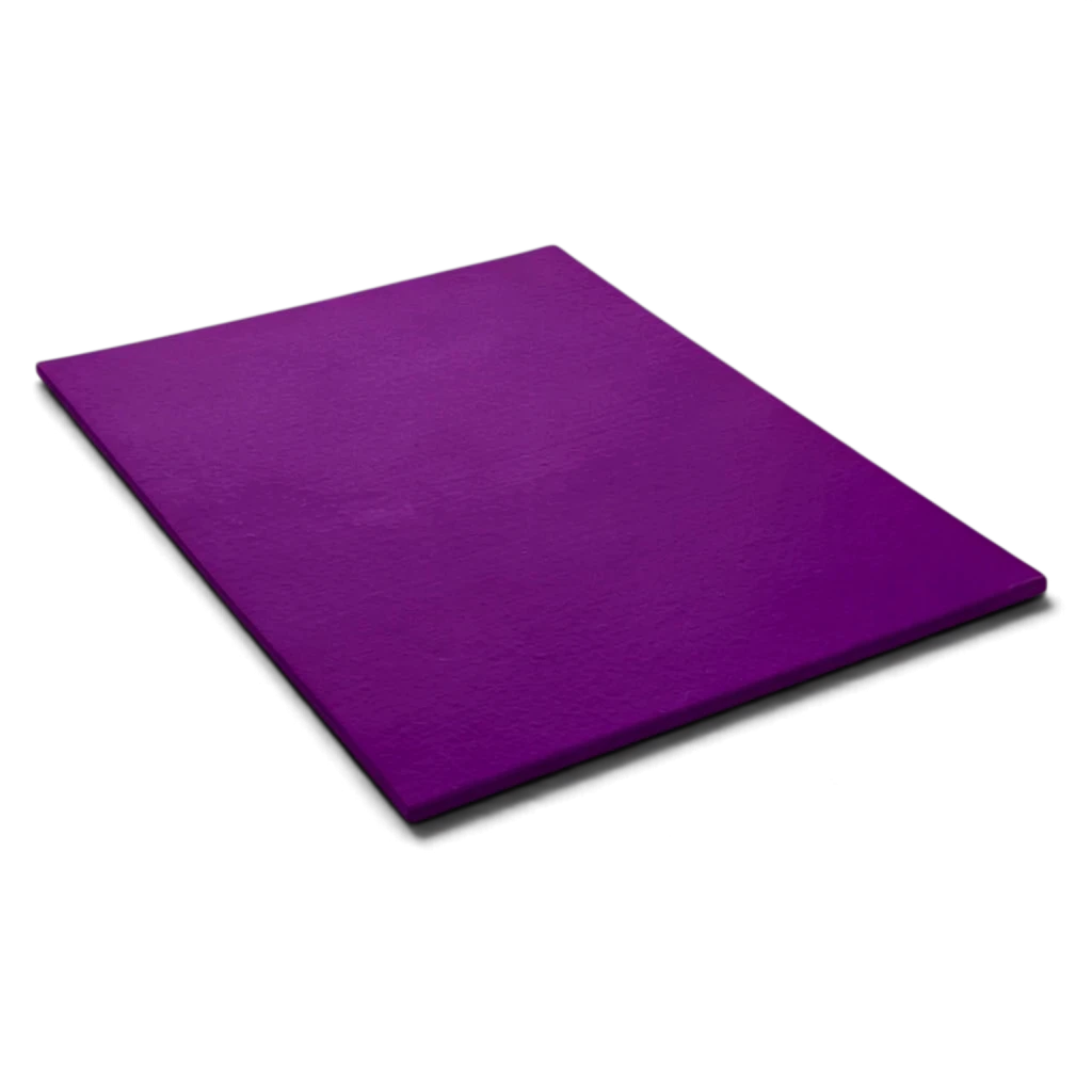 UK Gym Pits purple medium-weight chipfoam stretch mat with a durable PVC cover for gymnastics and fitness exercises.