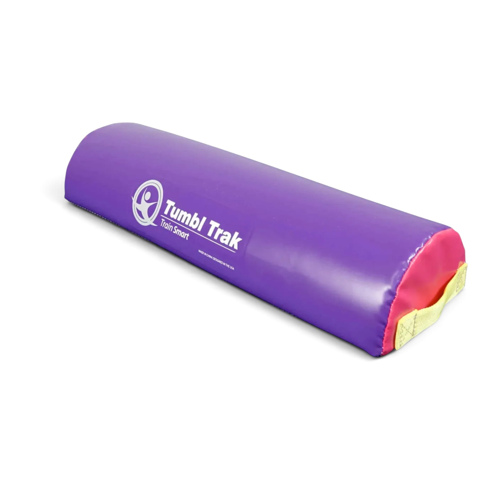 UK Gym Pits purple foam half round training tool with Velcro backing for gymnastics balance and handstand practice