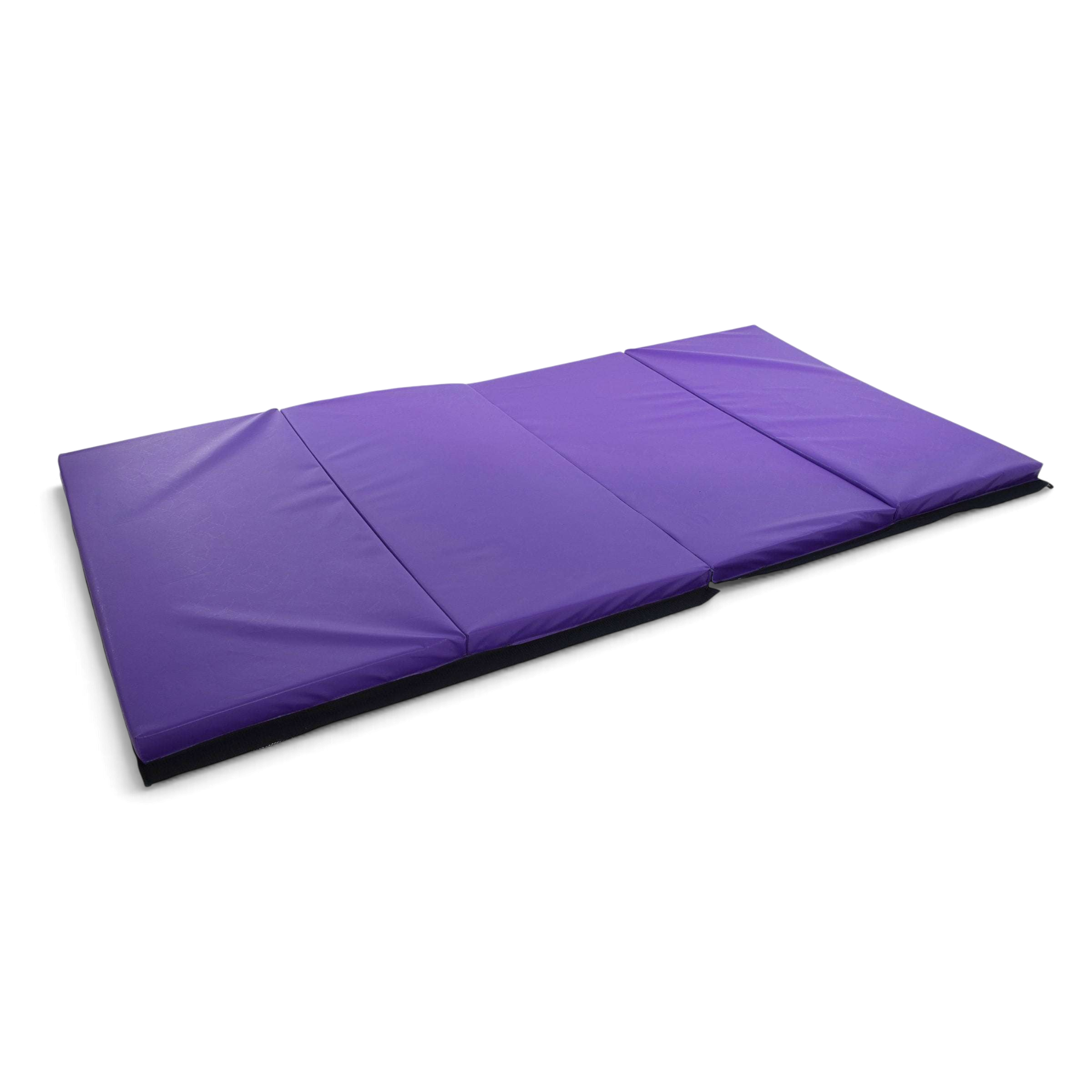 UK Gym Pits purple foldable gymnastics mat made of durable PVC with foam padding for exercise and floor training