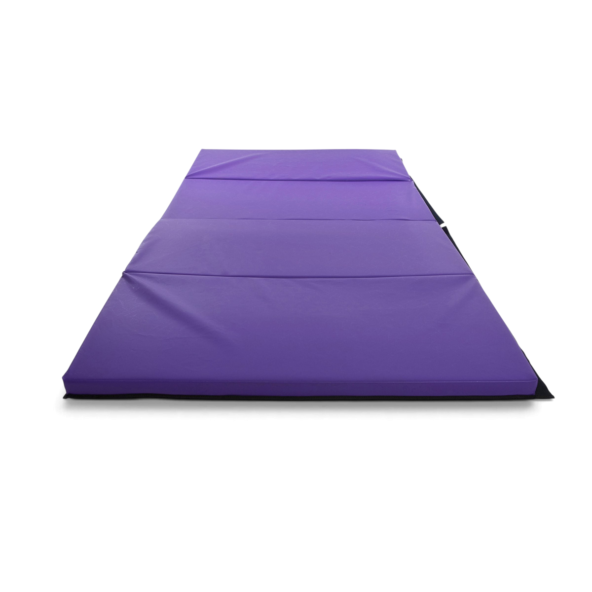UK Gym Pits purple foldable gymnastics mat made of durable PVC fabric for home or gym floor exercise use