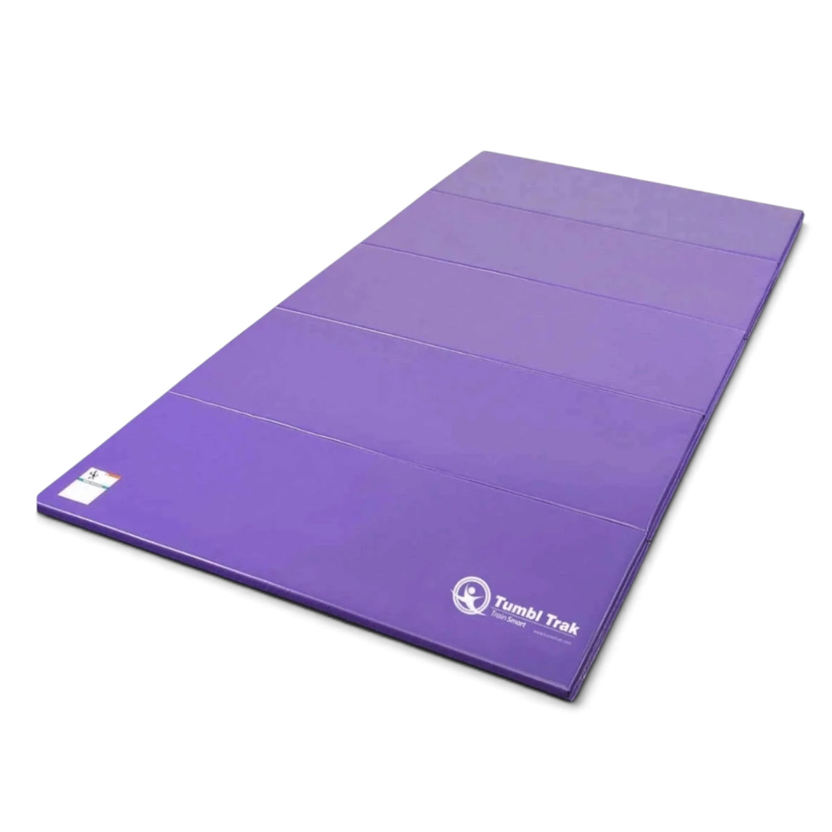 UK Gym Pits purple foldable tumbling mat made of durable vinyl for gymnastics and exercise training