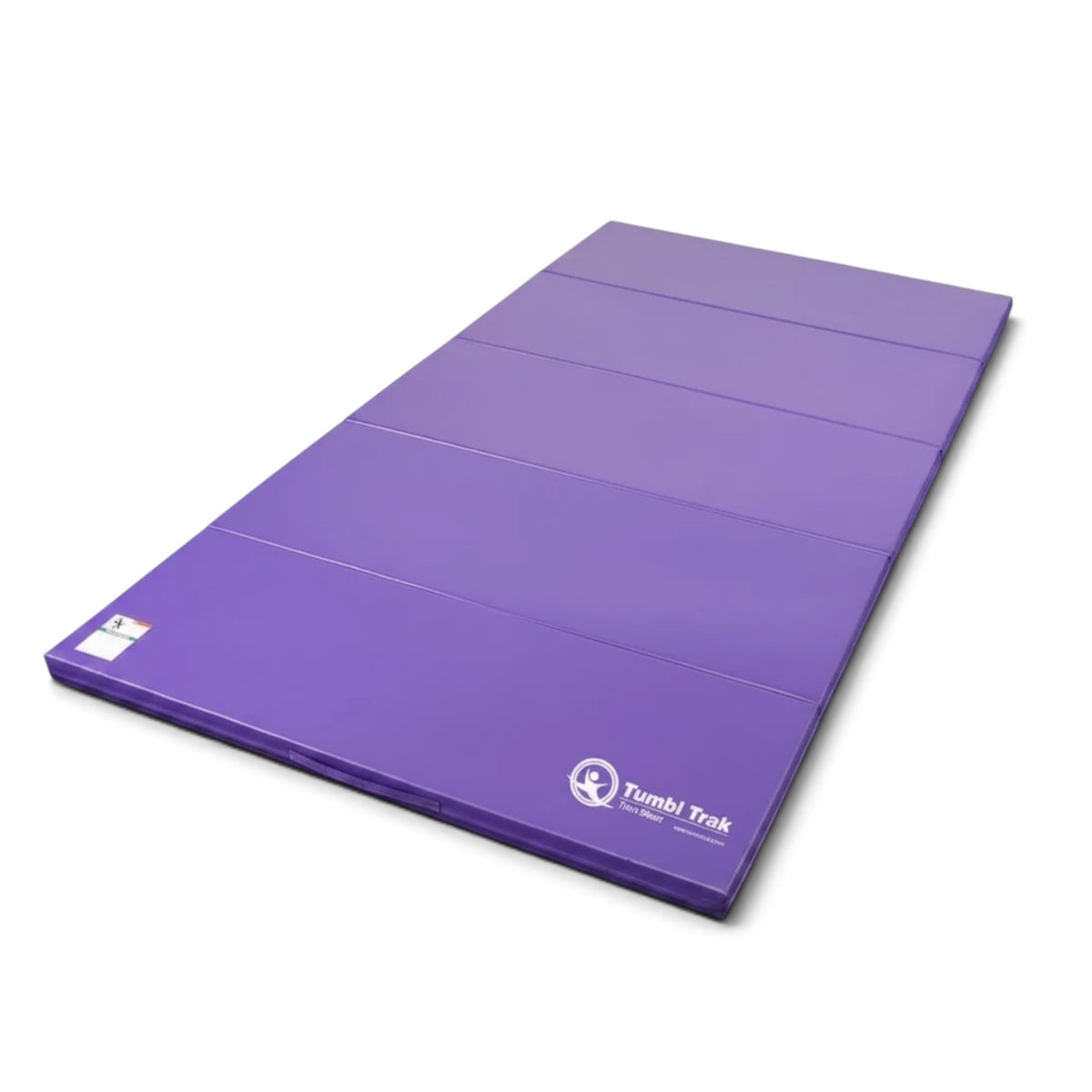 UK Gym Pits purple foldable gymnastics tumbling mat made of durable vinyl for exercise and dance practice