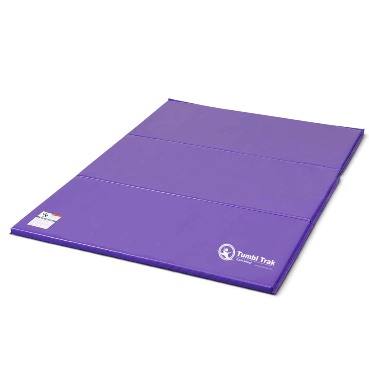 UK Gym Pits purple foldable tumbling mat made of durable vinyl for gymnastics and exercise training