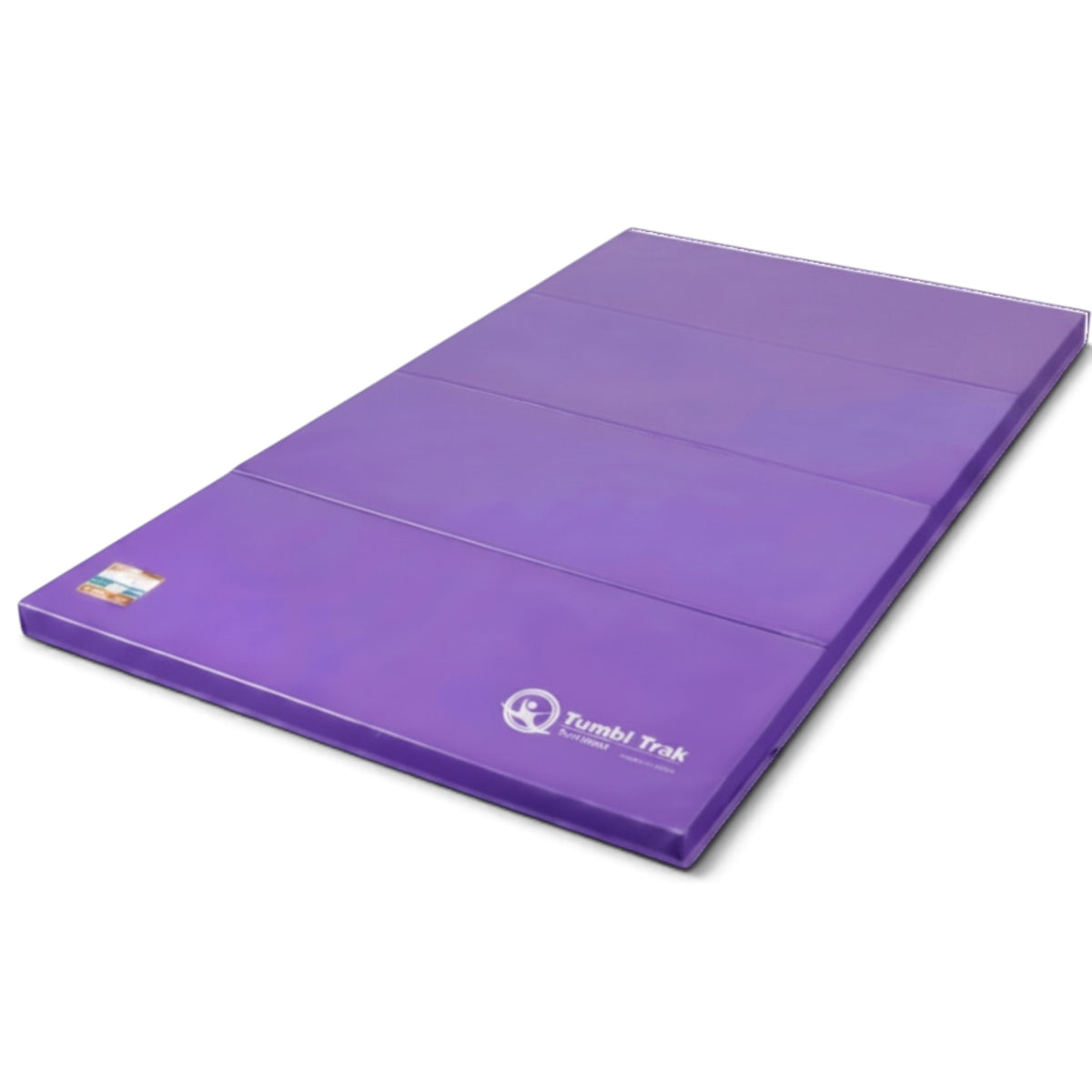 UK Gym Pits purple foldable tumbling mat made of durable vinyl for gymnastics and exercise training