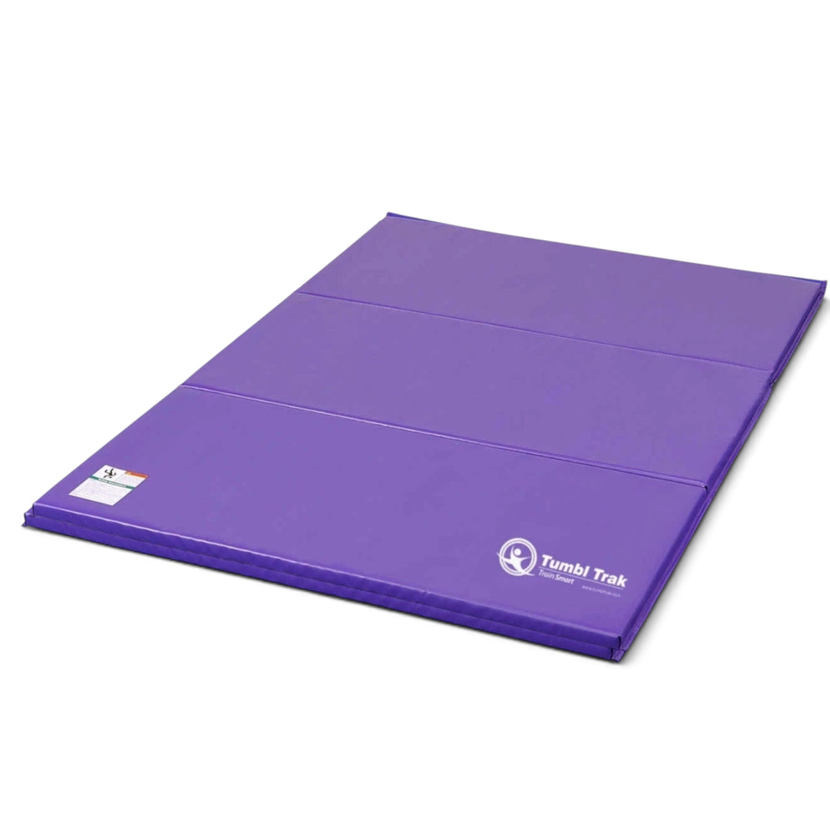 UK Gym Pits purple foldable tumbling mat made of durable vinyl for gymnastics and exercise training