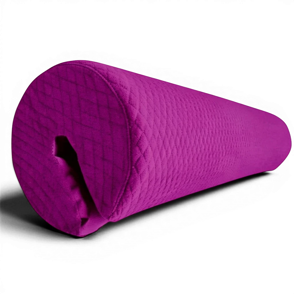 UK Gym Pits Gaofei purple foam bar safety pad with quilted fabric cover for gymnastics training equipment
