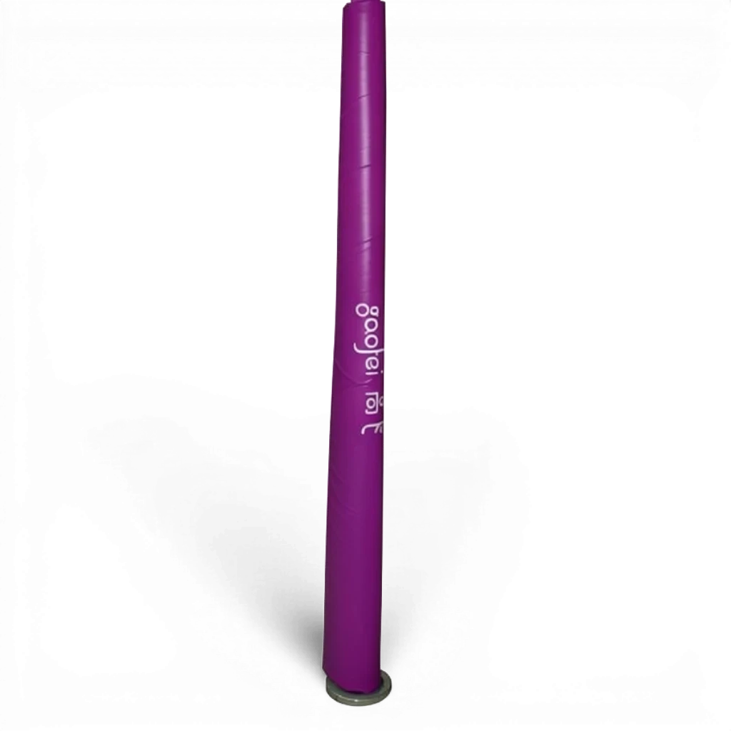 UK Gym Pits purple Gaofei high bar post safety padding with high-density foam and durable PVC vinyl cover