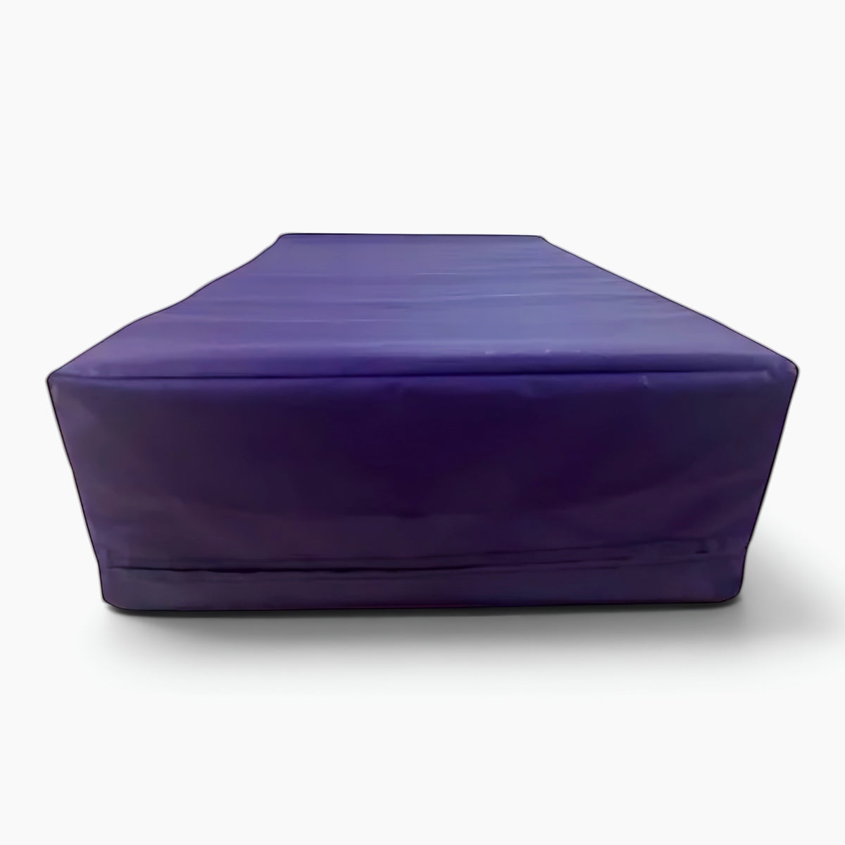 UK Gym Pits purple inclined wedge gymnastics mat made of high-density foam with a durable PVC cover for soft play.