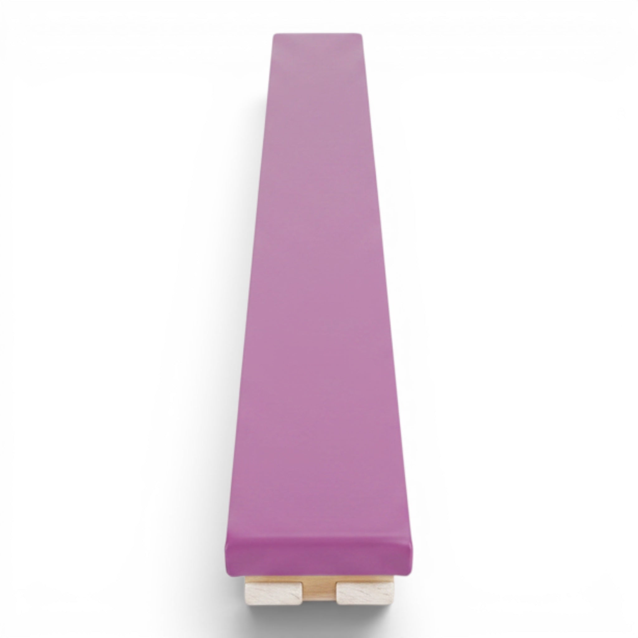UK Gym Pits purple padded agility linking plank with timber base for primary school balance and therapeutic use