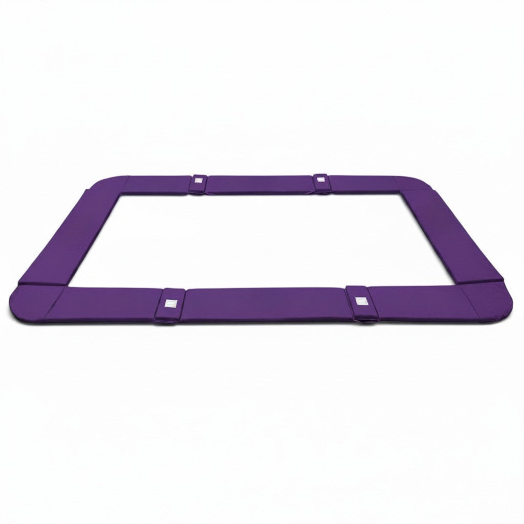 UK Gym Pits purple PVC trampoline frame pads with velcro straps for GM and GMEX models