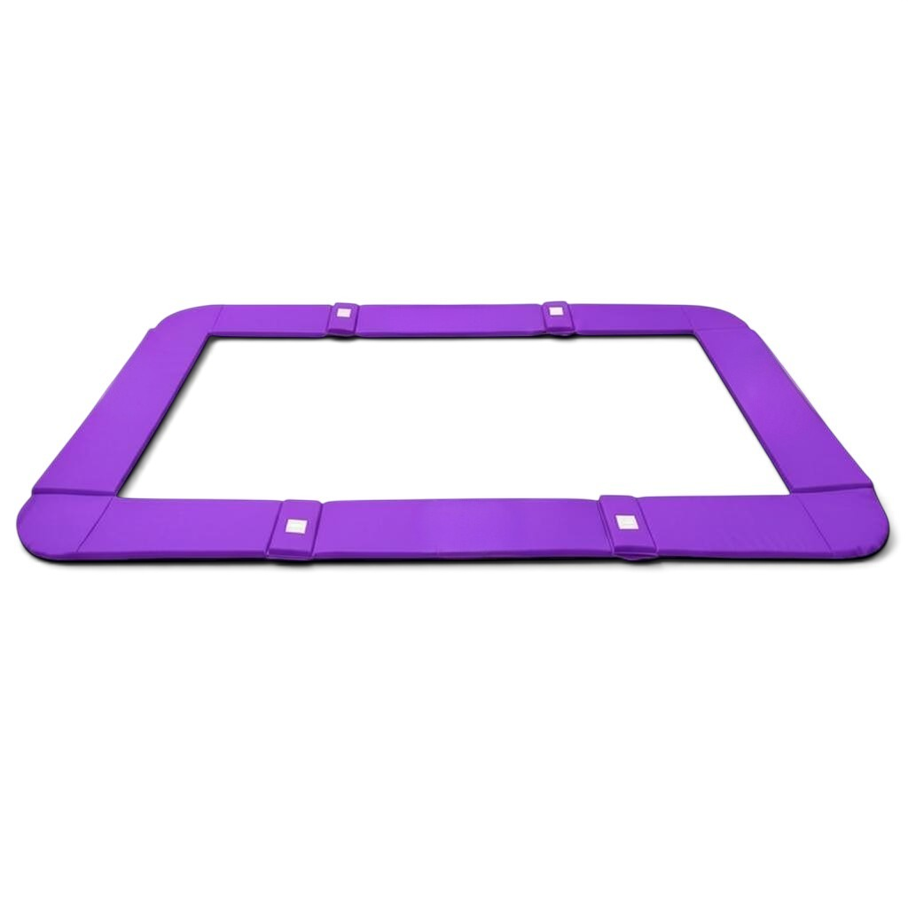 UK Gym Pits purple PVC trampoline frame pads with velcro straps for 77 and 77a models