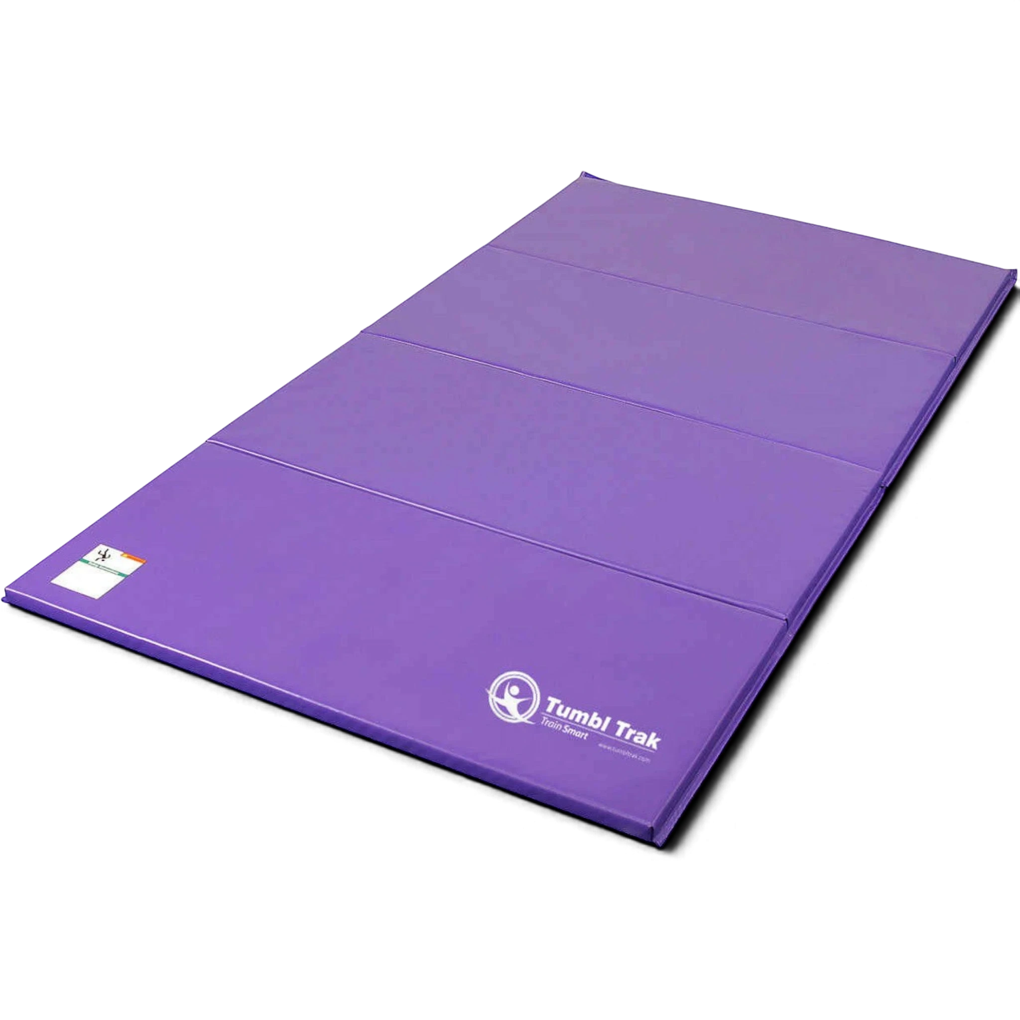 UK Gym Pits purple folding gymnastics tumbling mat made of durable vinyl for home or gym training