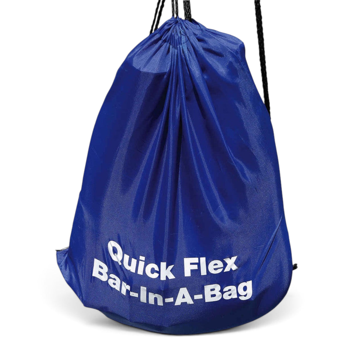 UK Gym Pits blue drawstring storage bag for Quick Flex gymnastics bar equipment