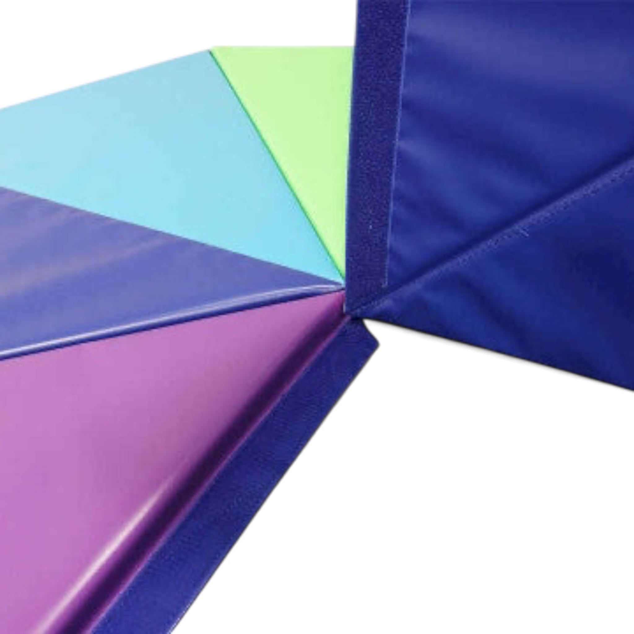 UK Gym Pits rainbow pizza mat featuring durable multicoloured vinyl wedge segments with velcro attachments