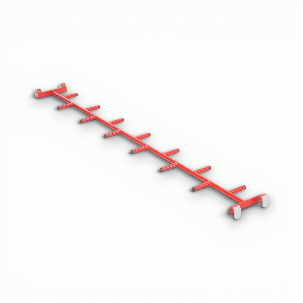 UK Gym Pits red agility linking cat ladder for children's gymnastics training with hooks at both ends