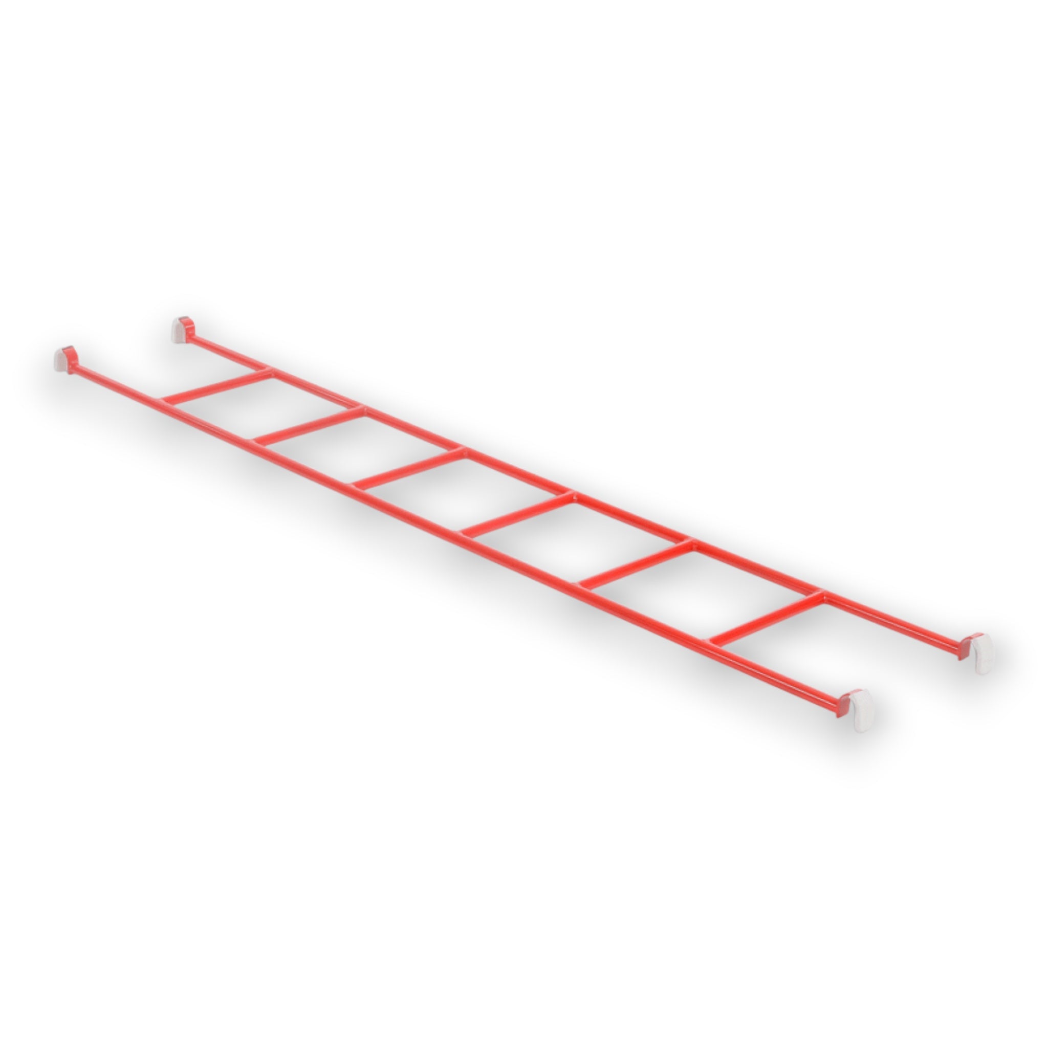 UK Gym Pits red metal agility linking ladder for children's gymnastics training with hooks at both ends