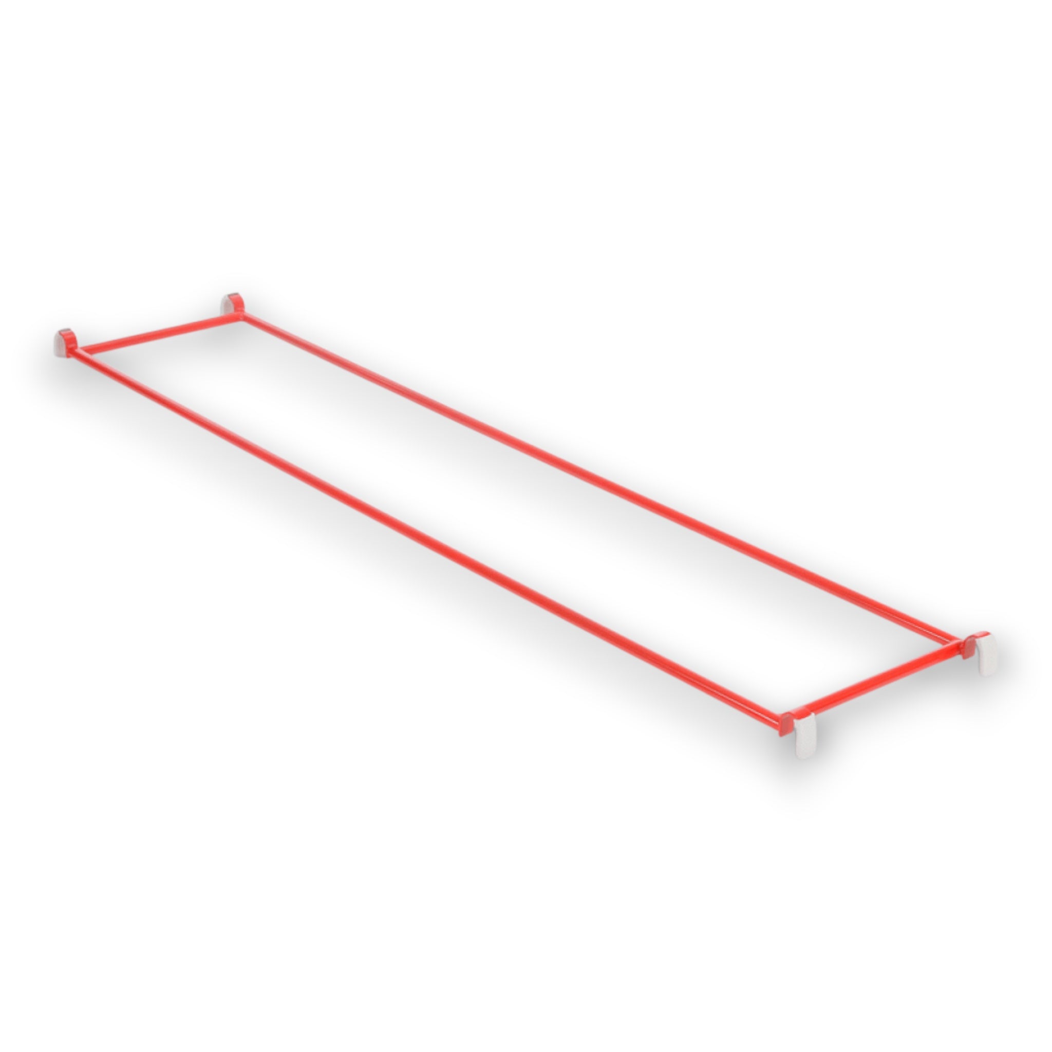 UK Gym Pits red metal agility linking parallel bars for Key Stage 1 gymnastics training