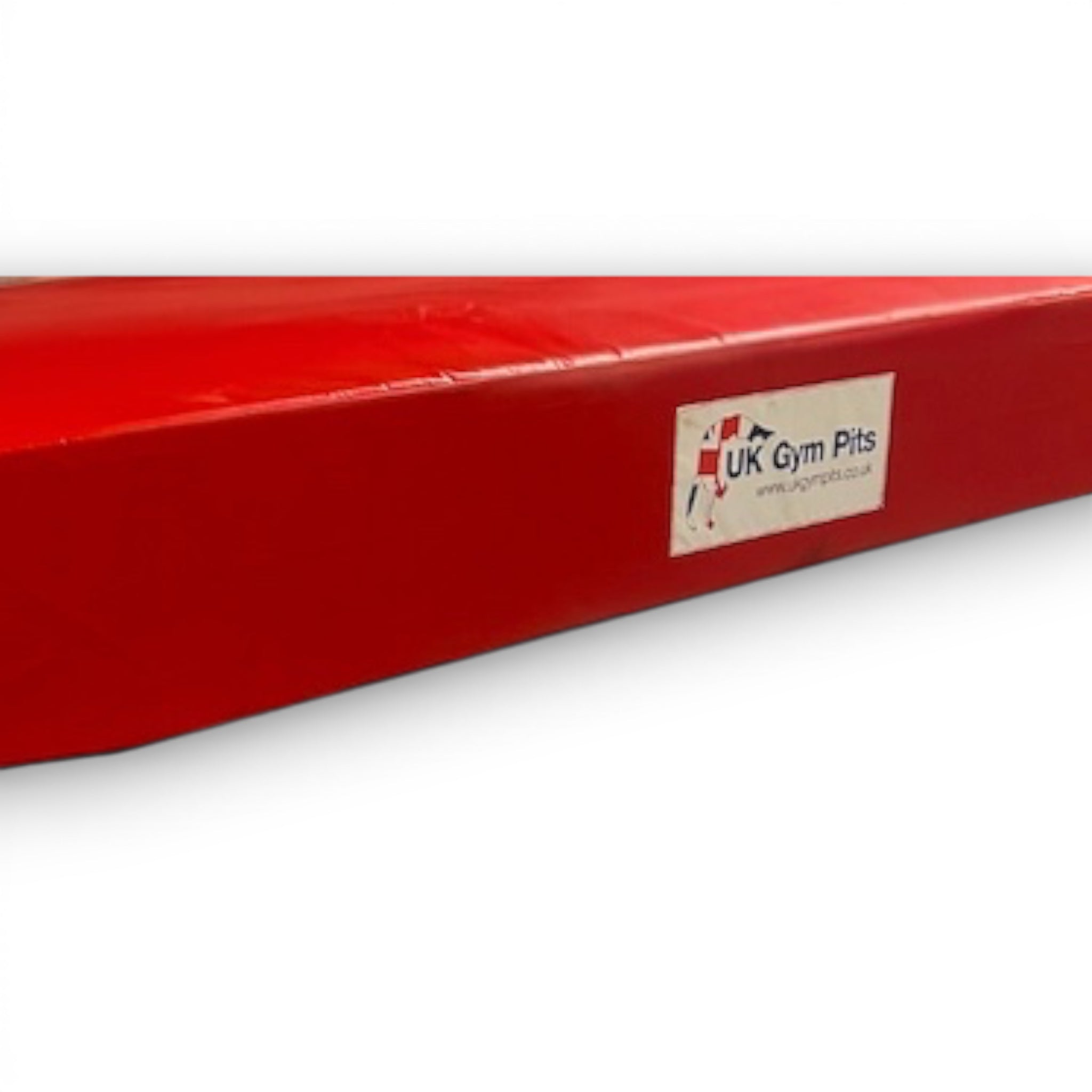 UK Gym Pits red crash mat for gymnastics and martial arts with shock-absorbing foam and anti-slip base