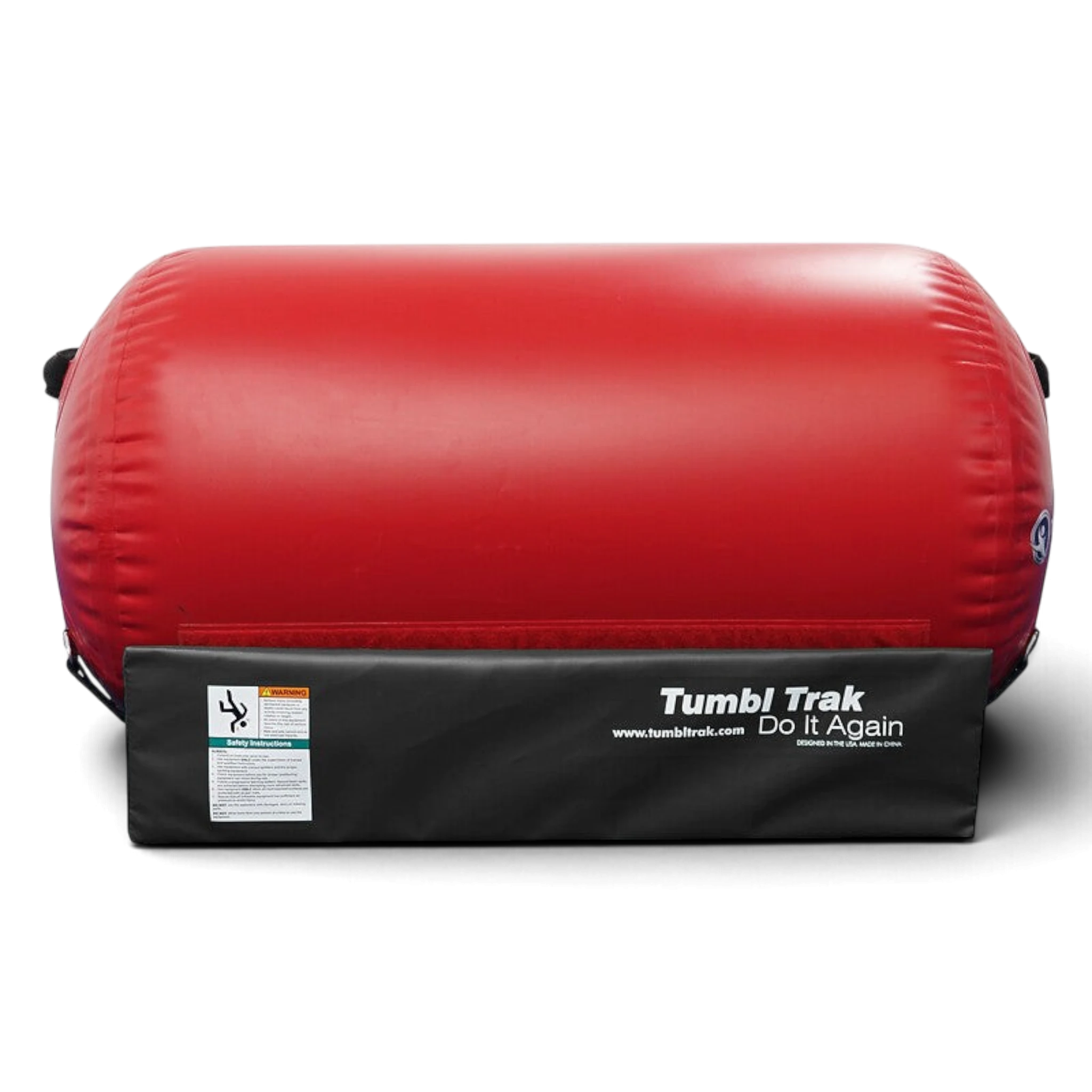 UK Gym Pits red inflatable air barrel training device for gymnastics tumbling and vaulting drills