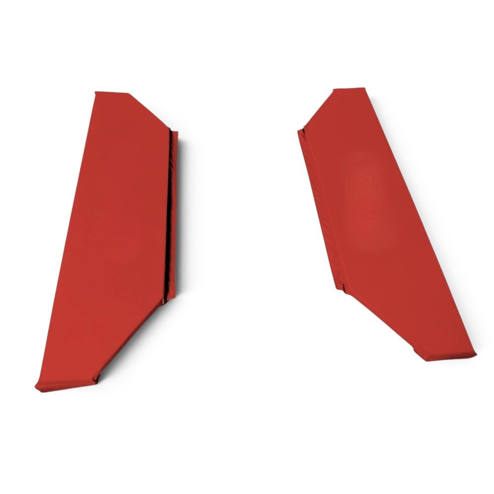 UK Gym Pits red foam and PVC replacement coverall frame pads for mini trampolines with lacing cord and fixings