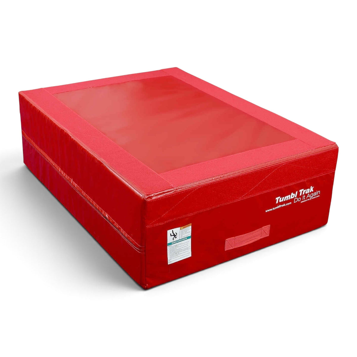 UK Gym Pits red vinyl vault base block for T-Trainer gymnastics training station