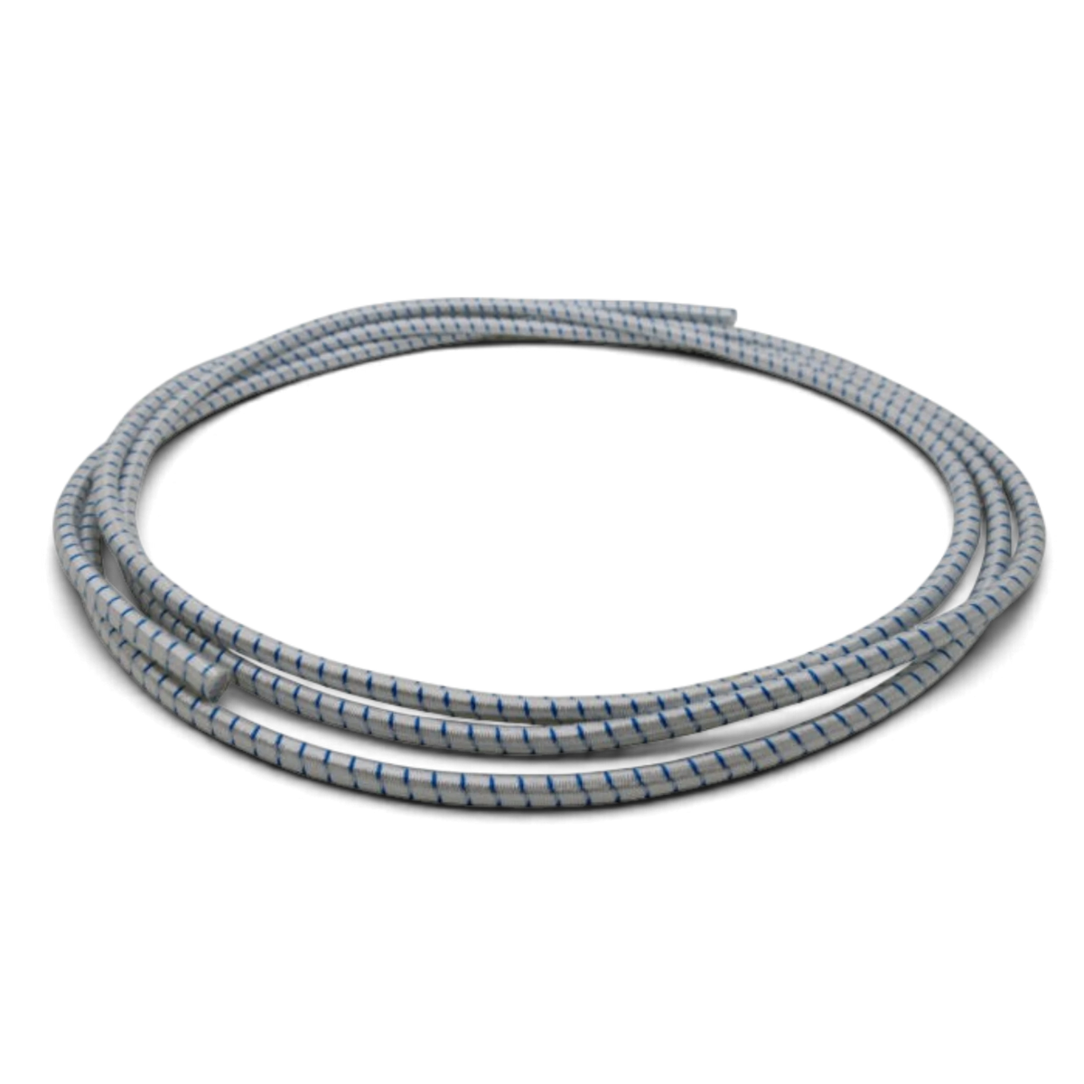 UK Gym Pits 6mm white and blue shock lacing cord for securing trampoline coverall frame pads