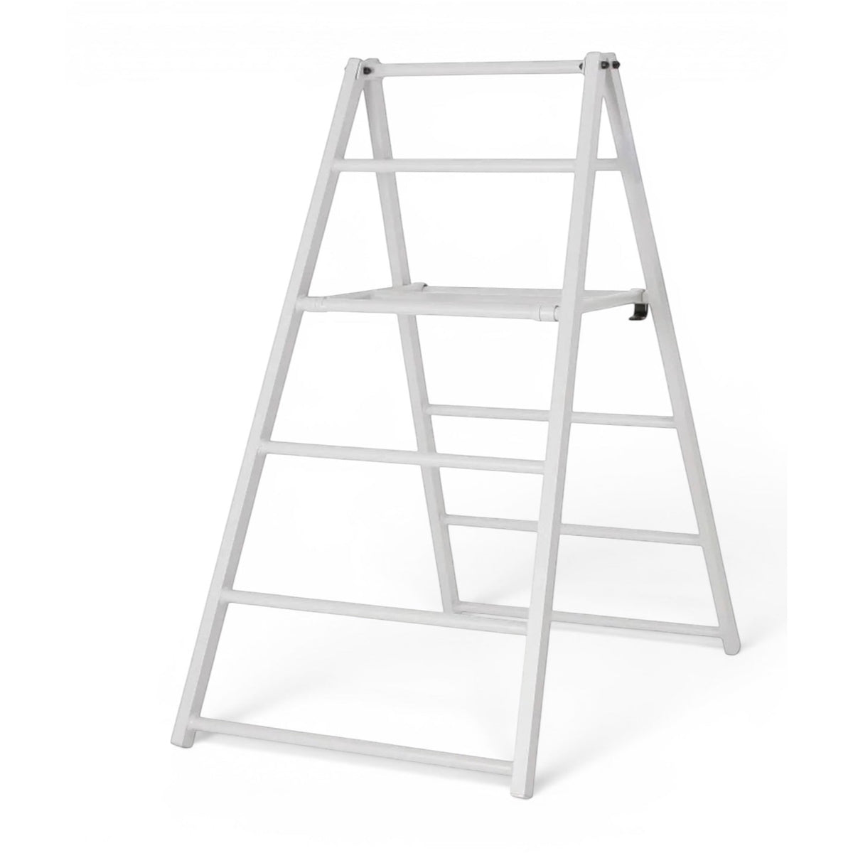 UK Gym Pits silver powder-coated aluminium folding agility trestle for gymnastic training with anti-slip rubber feet