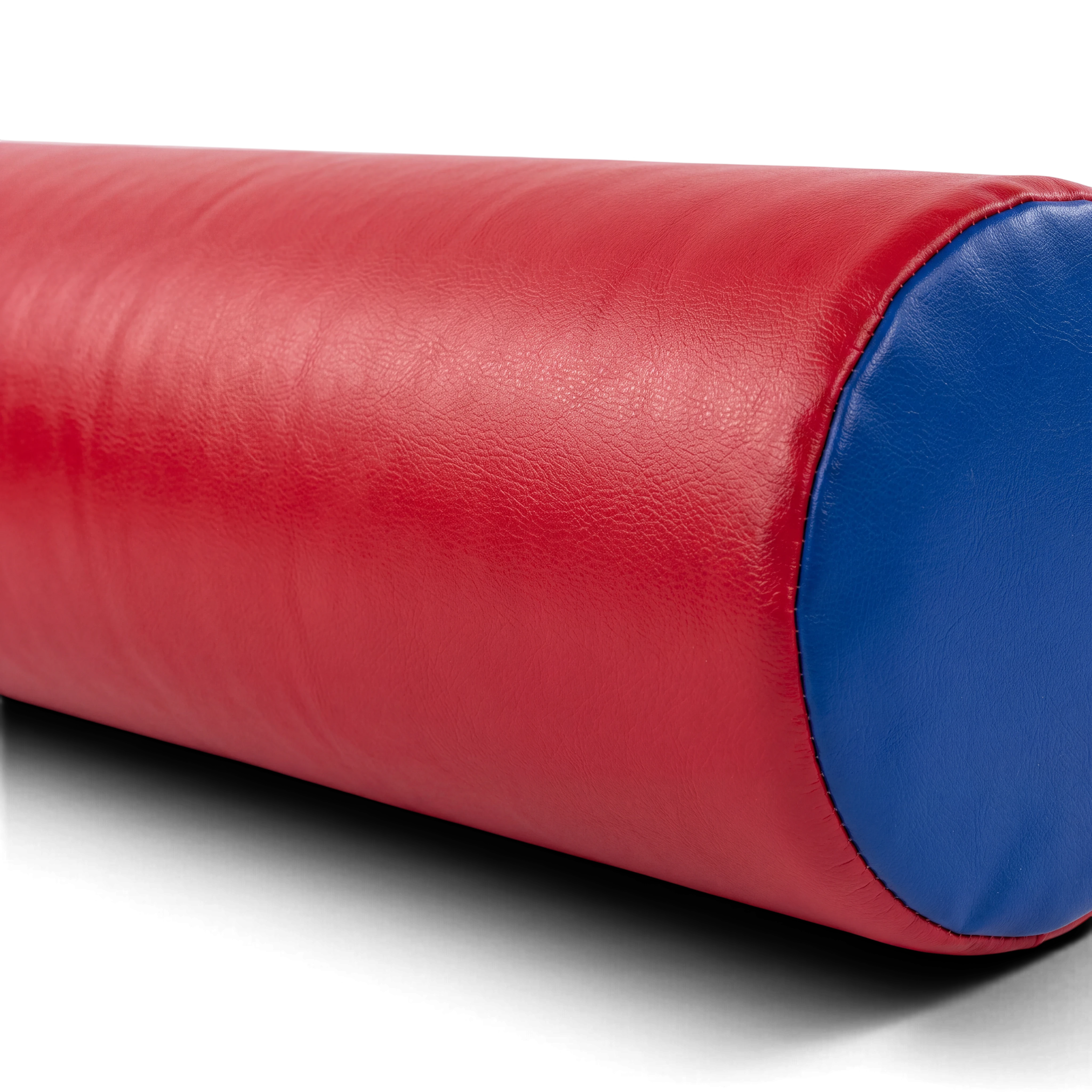 UK Gym Pits Jump for Joy Frolic soft play rod in red and blue vinyl for children's motor skill development