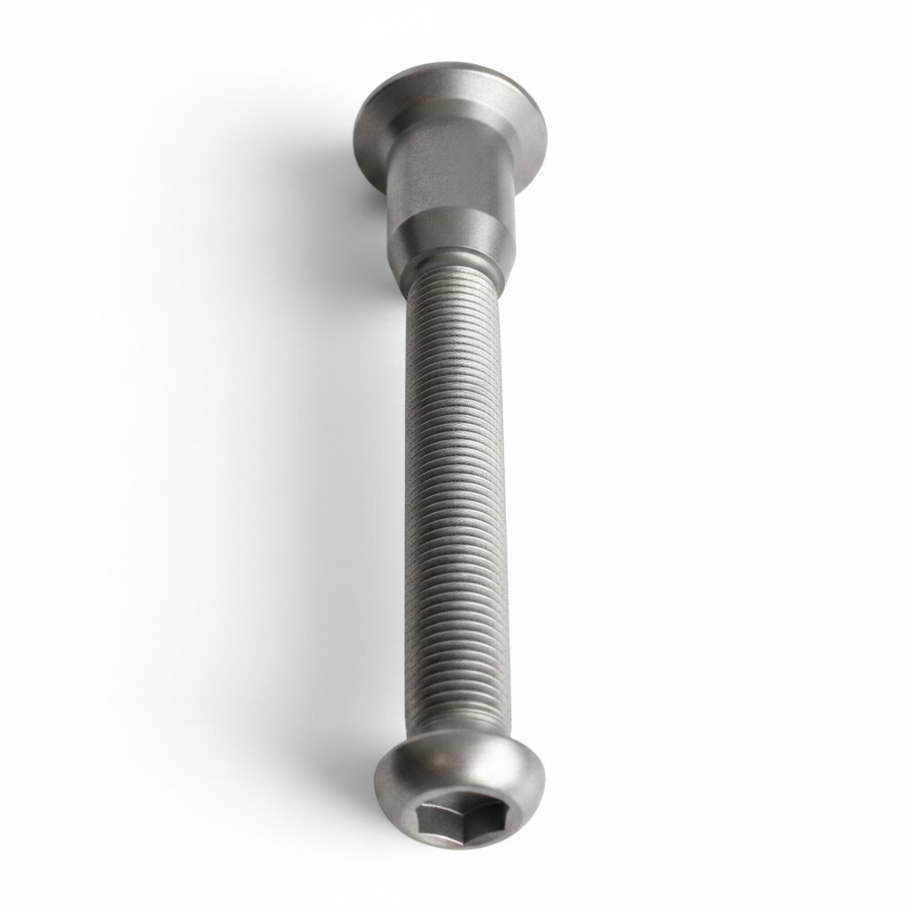 UK Gym Pits stainless steel flush mount bolt for GRP handrail systems, designed for secure and safe installation.