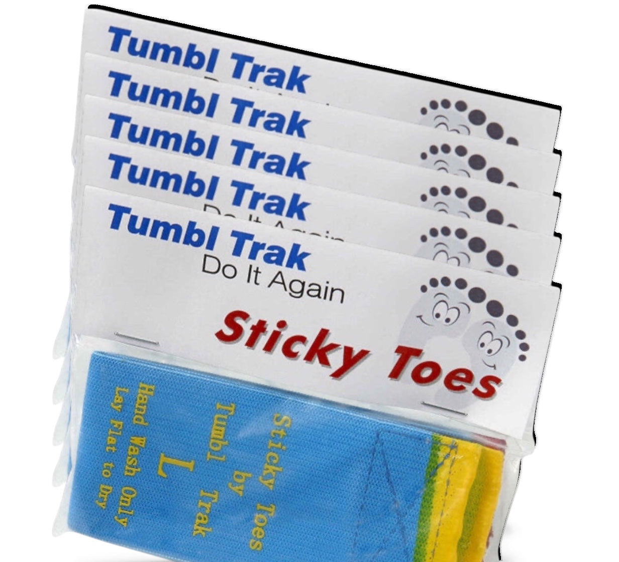 UK Gym Pits Sticky Toes velcro straps for cheerleading and gymnastics training in a retail pack
