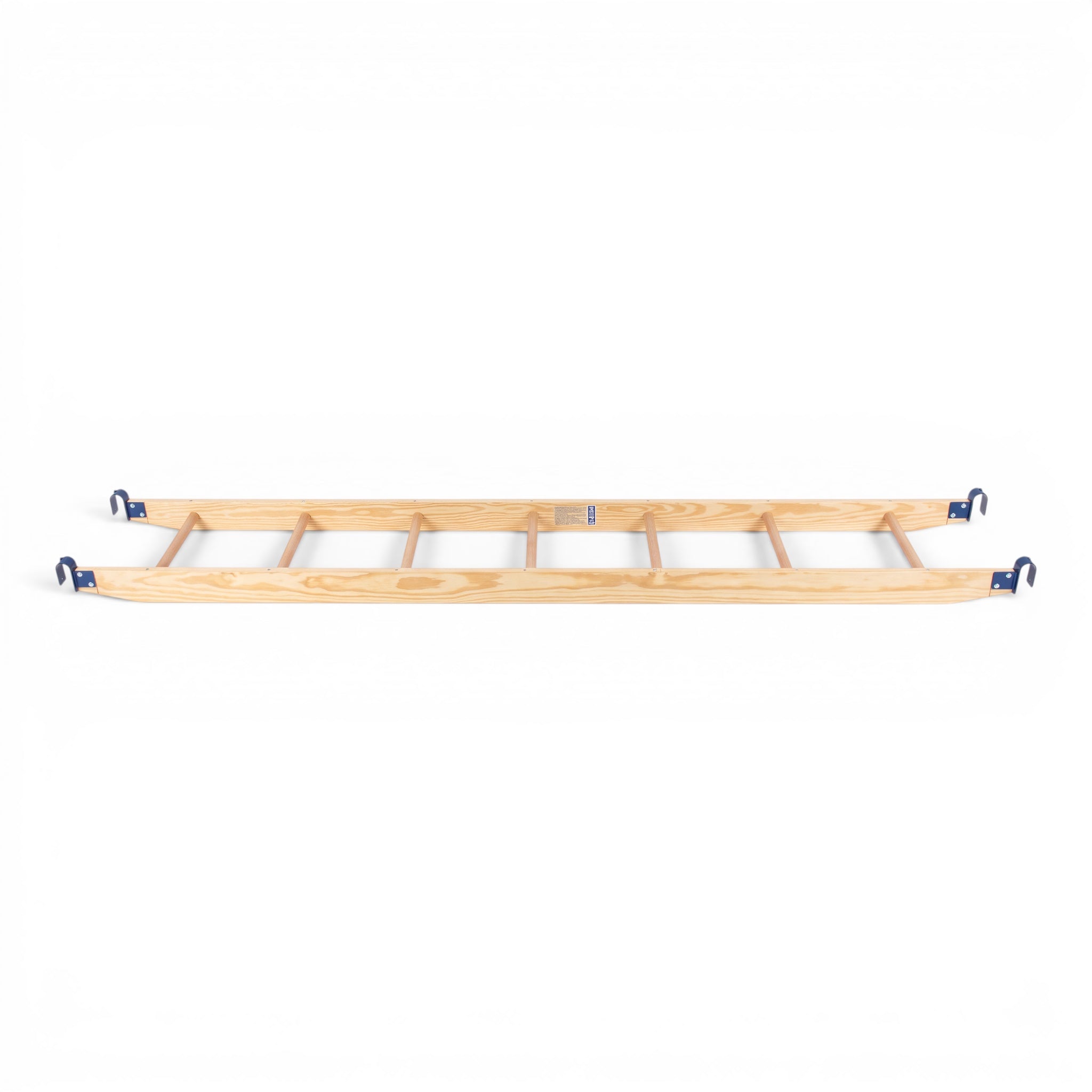 UK Gym Pits agility linking ladder made of natural timber with powder coated hooks and safety clips for equipment