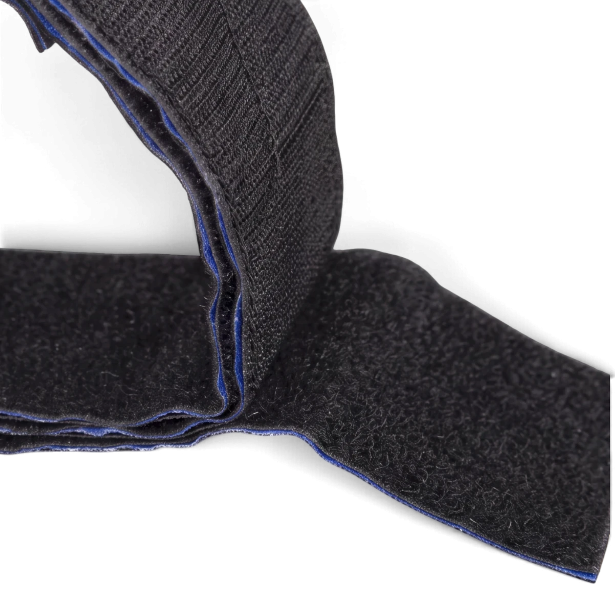 UK Gym Pits two-sided black velcro strap for connecting pit pillows with hook and loop fasteners