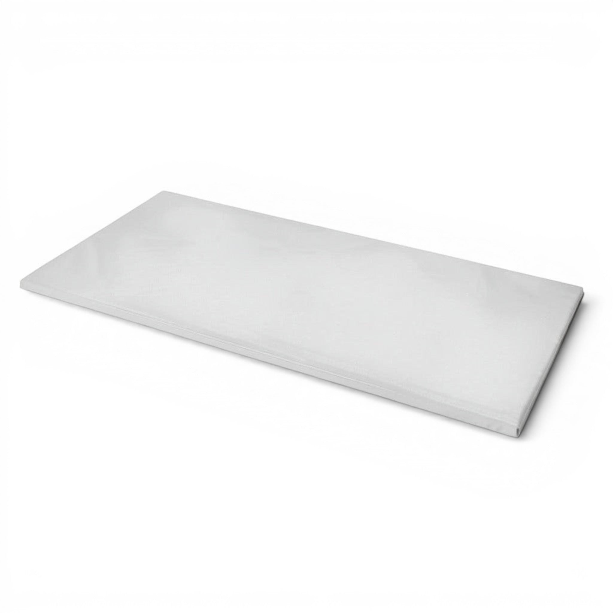 UK Gym Pits white rectangular panelite trampoline surround mat with anti-slip base for gymnastics safety