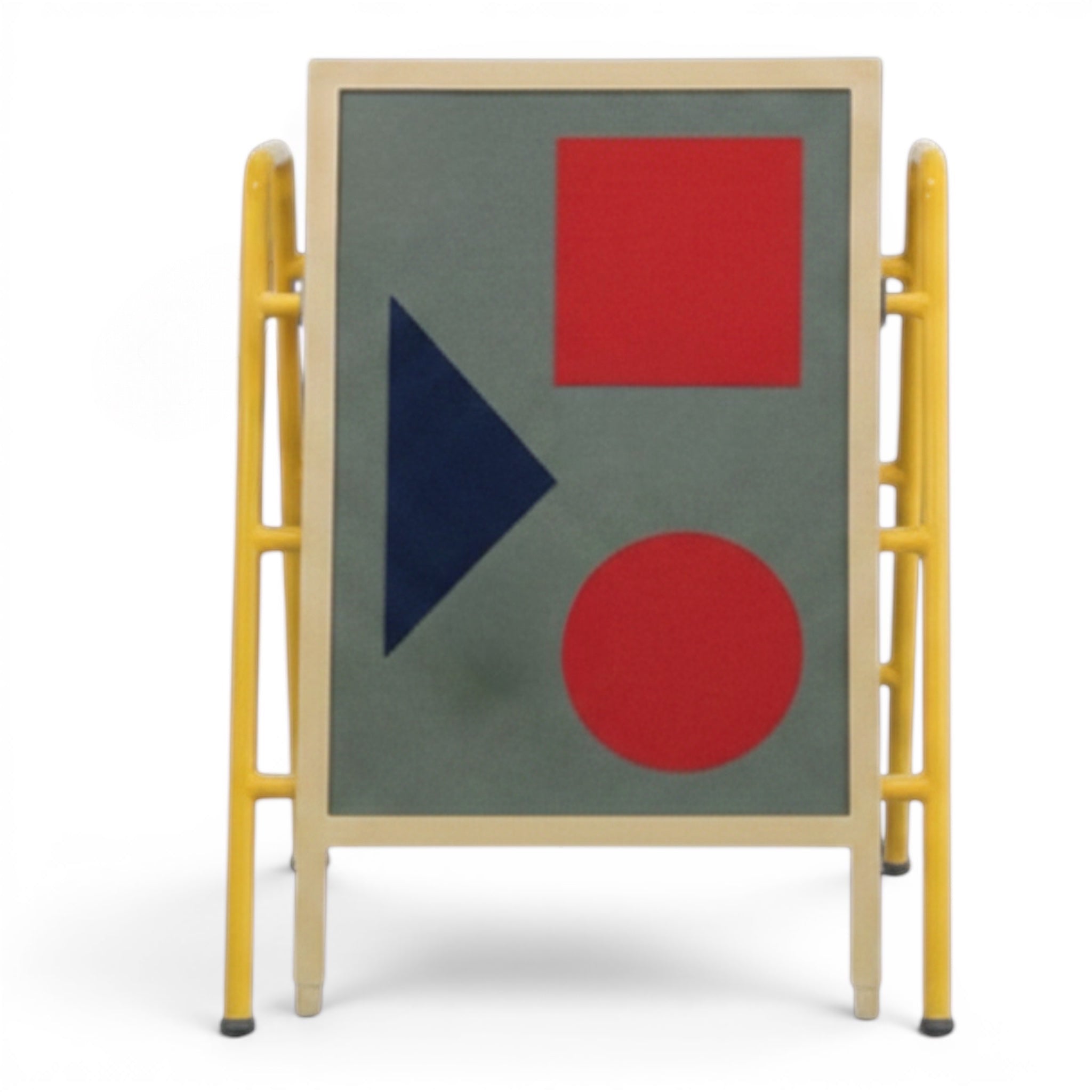 UK Gym Pits wooden target board with hook and loop coloured shapes for gym throwing practice