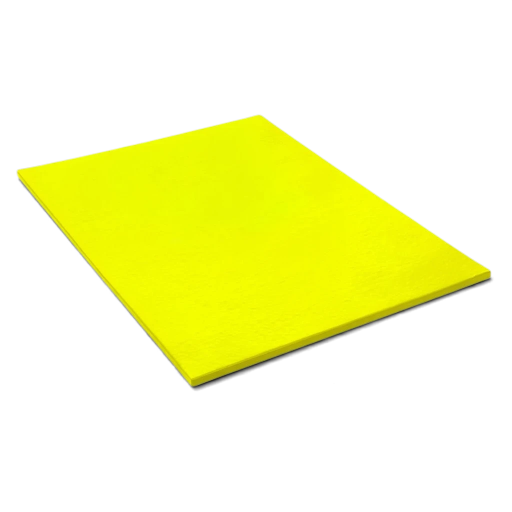 UK Gym Pits bright yellow medium-weight chipfoam agility mat with a durable PVC surface for gymnastics and tumbling.