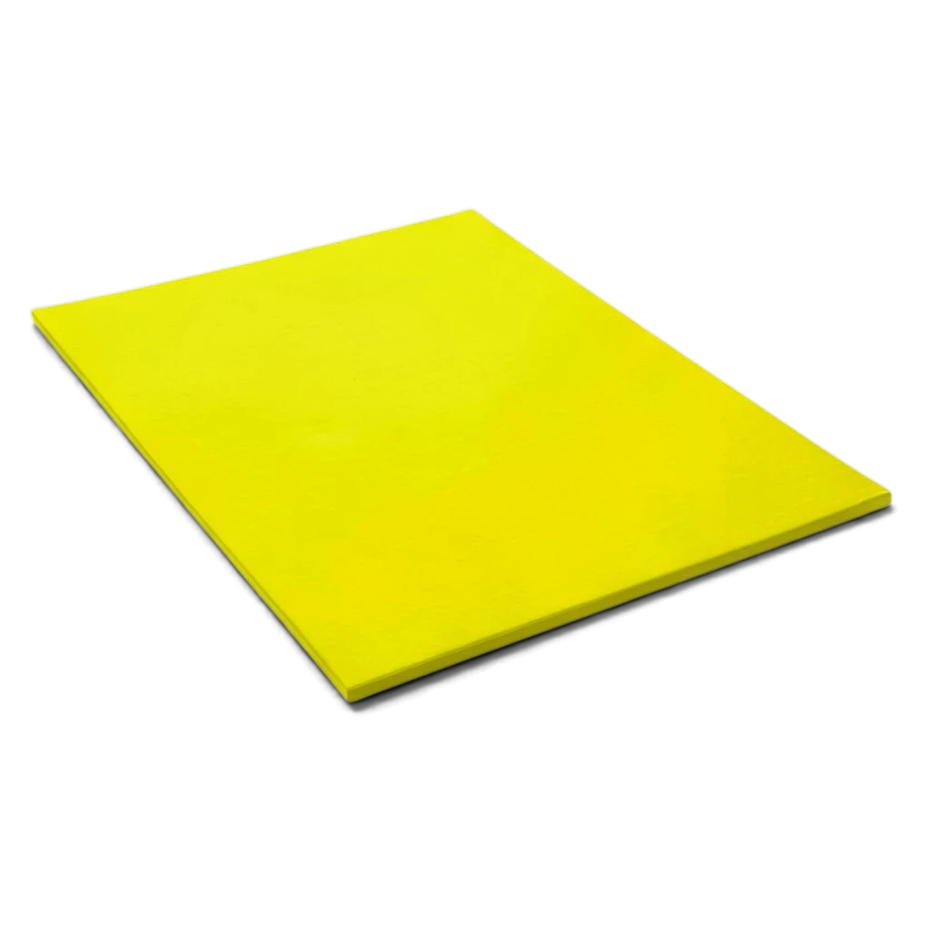 UK Gym Pits bright yellow multi-purpose chipfoam mat with a durable PVC cover for gymnastics and martial arts.