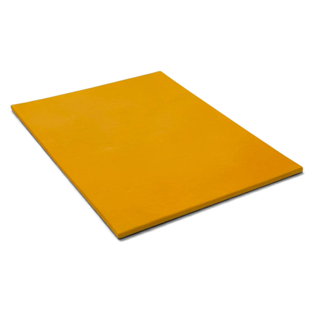 UK Gym Pits yellow lightweight gymnastics mat with durable PVC cover and anti-slip base for schools and clubs