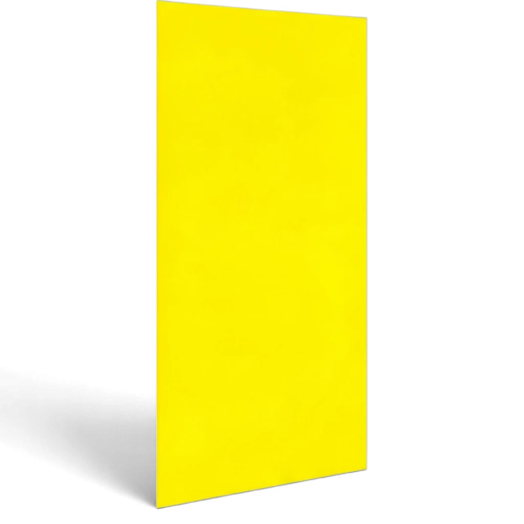 UK Gym Pits yellow rectangular wall safety padding with smooth PVC finish for gymnastics and sports facilities