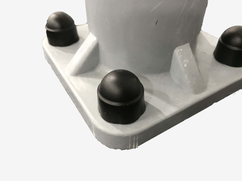 Base Plate - Plastic Caps for Fixings - UK Gym Pits
