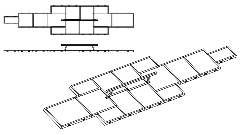 Beam Landing Mats - Full Competition Area - UK Gym Pits