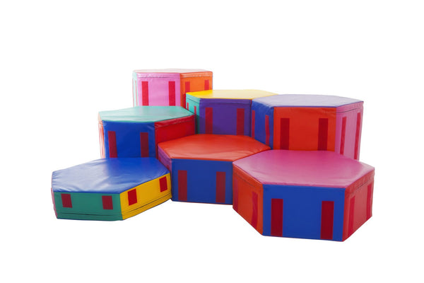 Giant Soft Play Staircase Set - UK Gym Pits