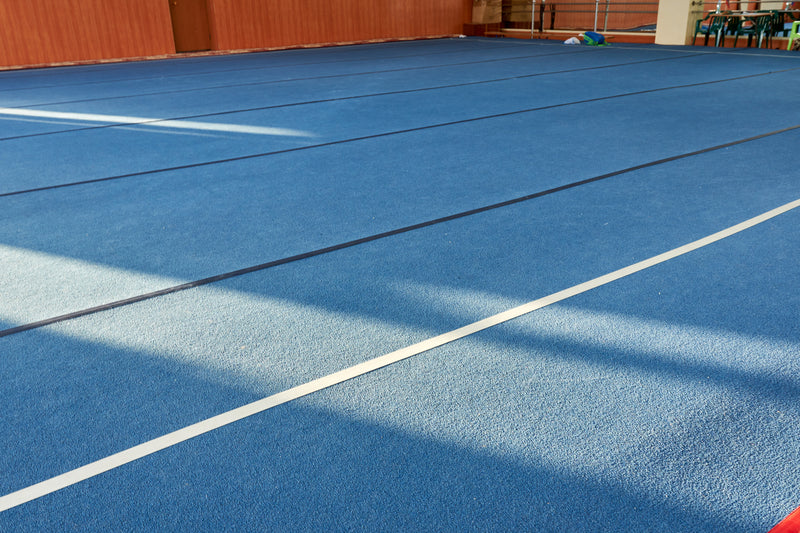 Gymnastics Sprung Floor - 42' by 42' (12.8m by 12.8m) - UK Gym Pits