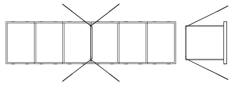 High Bar Landing Mats - UK Gym Pits