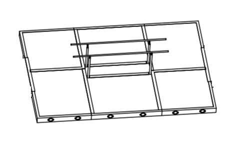 Parallel Bars Landing Mats - Landing Area Only - UK Gym Pits