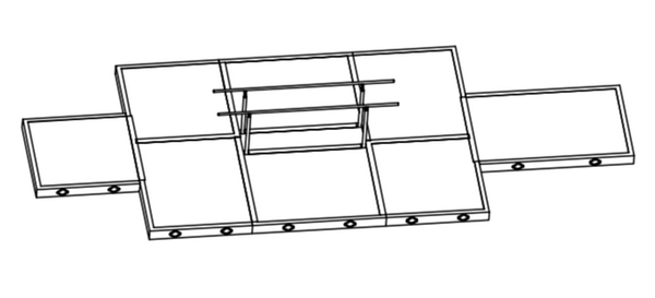 Parallel Bars Landing Mats - Full Competition Area - UK Gym Pits